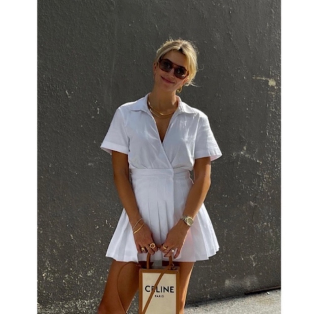 Zara Box Pleat Jumpsuit Dress - Size S